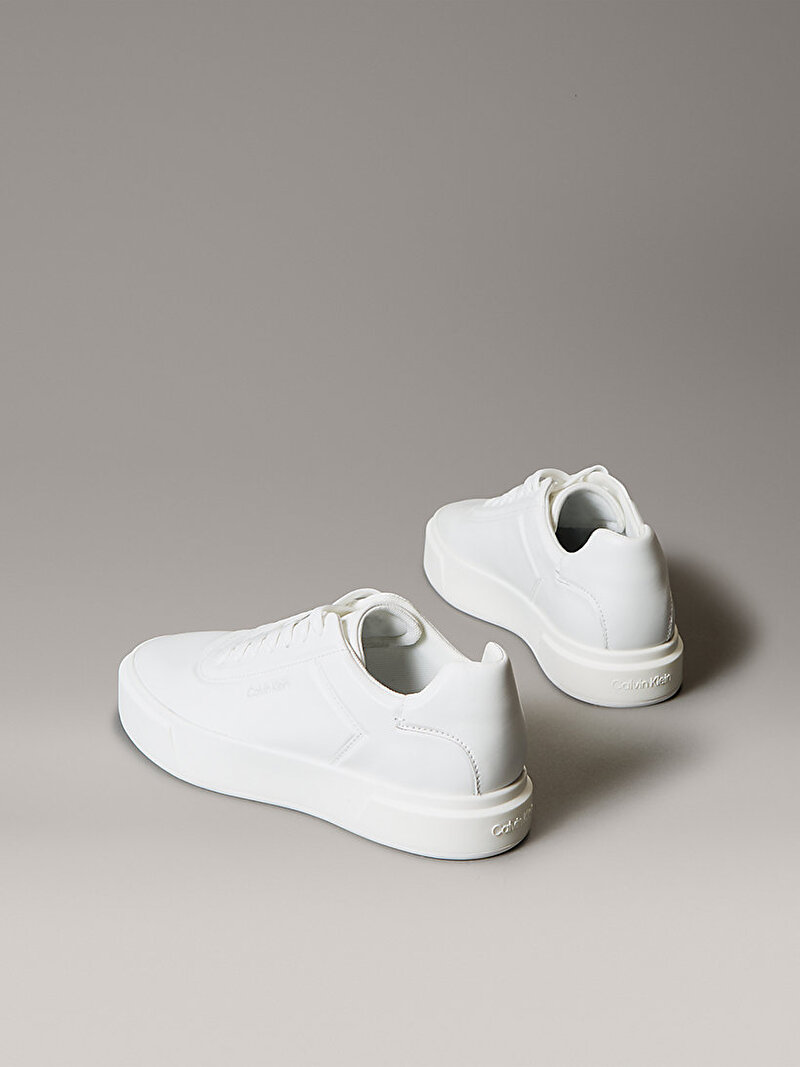 Calvin Klein Beyaz Renkli Kadın Basket Cupsole Sneaker