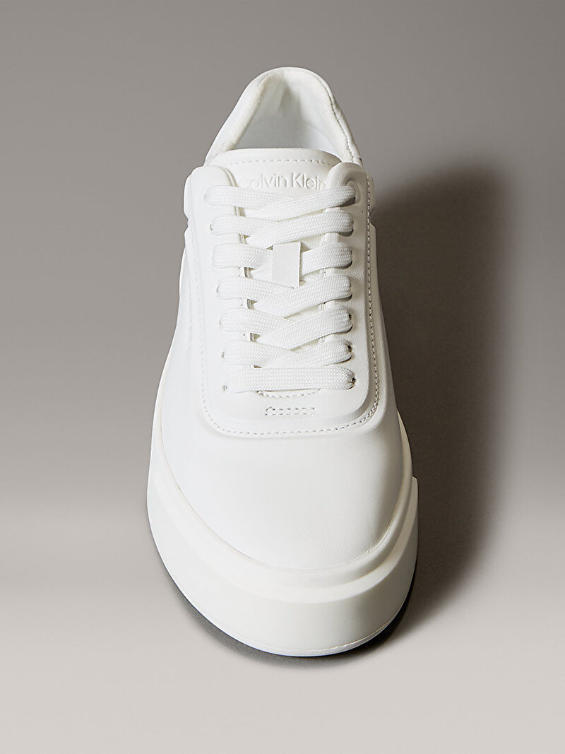 Calvin Klein Beyaz Renkli Kadın Basket Cupsole Sneaker