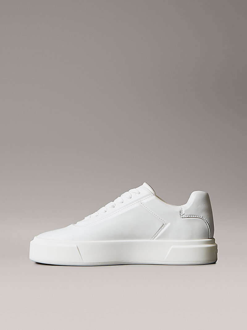 Calvin Klein Beyaz Renkli Kadın Basket Cupsole Sneaker