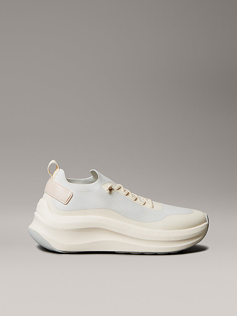 Calvin Klein Beyaz Renkli Kadın Chunky Runner Laceup Sneaker