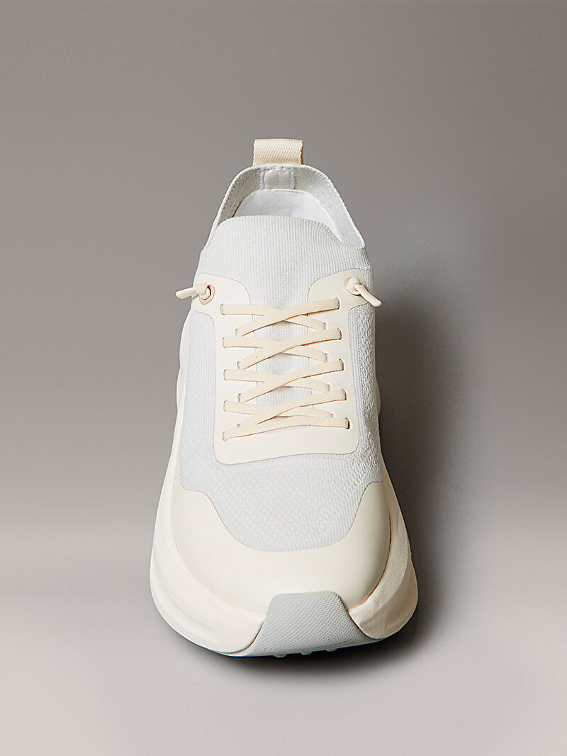 Calvin Klein Beyaz Renkli Kadın Chunky Runner Laceup Sneaker