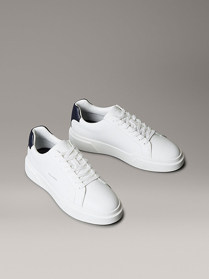 Calvin Klein Beyaz Renkli Erkek Chunky Cupsole Laceup Sneaker