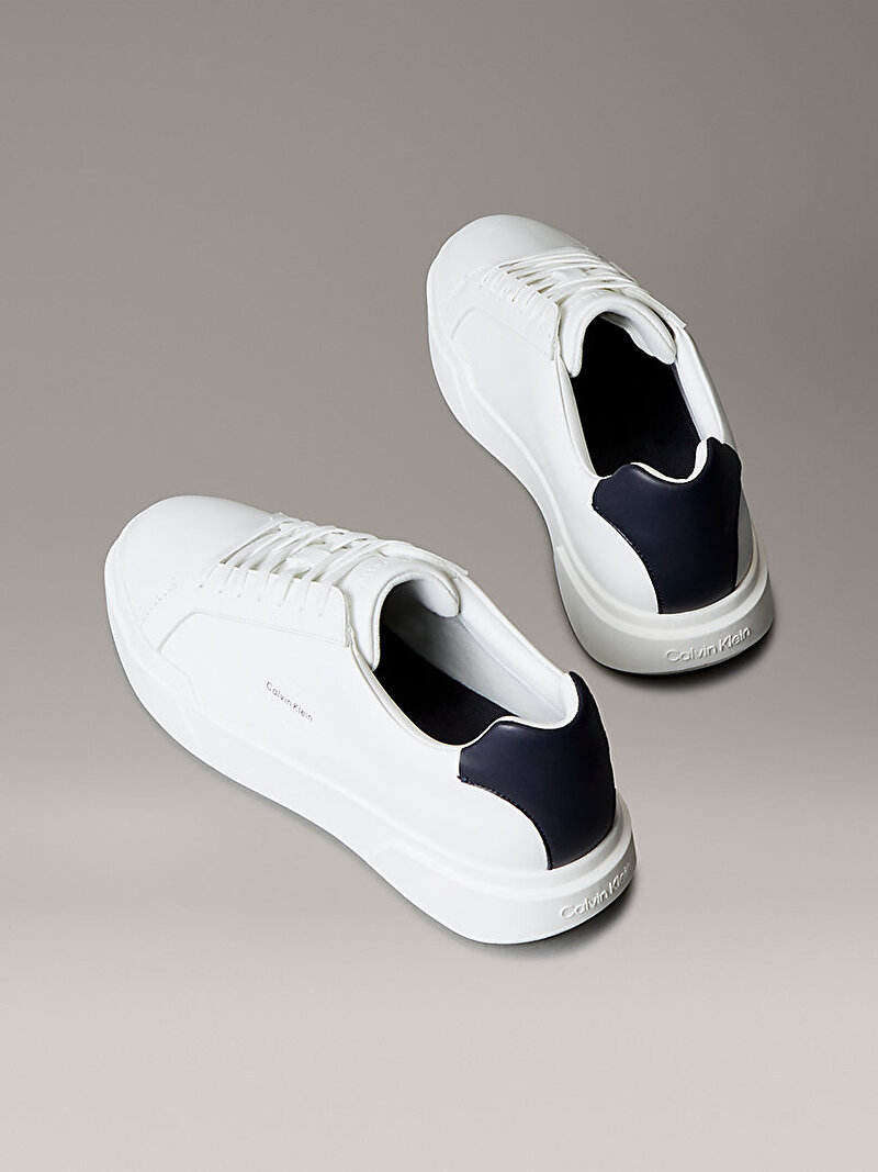 Calvin Klein Beyaz Renkli Erkek Chunky Cupsole Laceup Sneaker