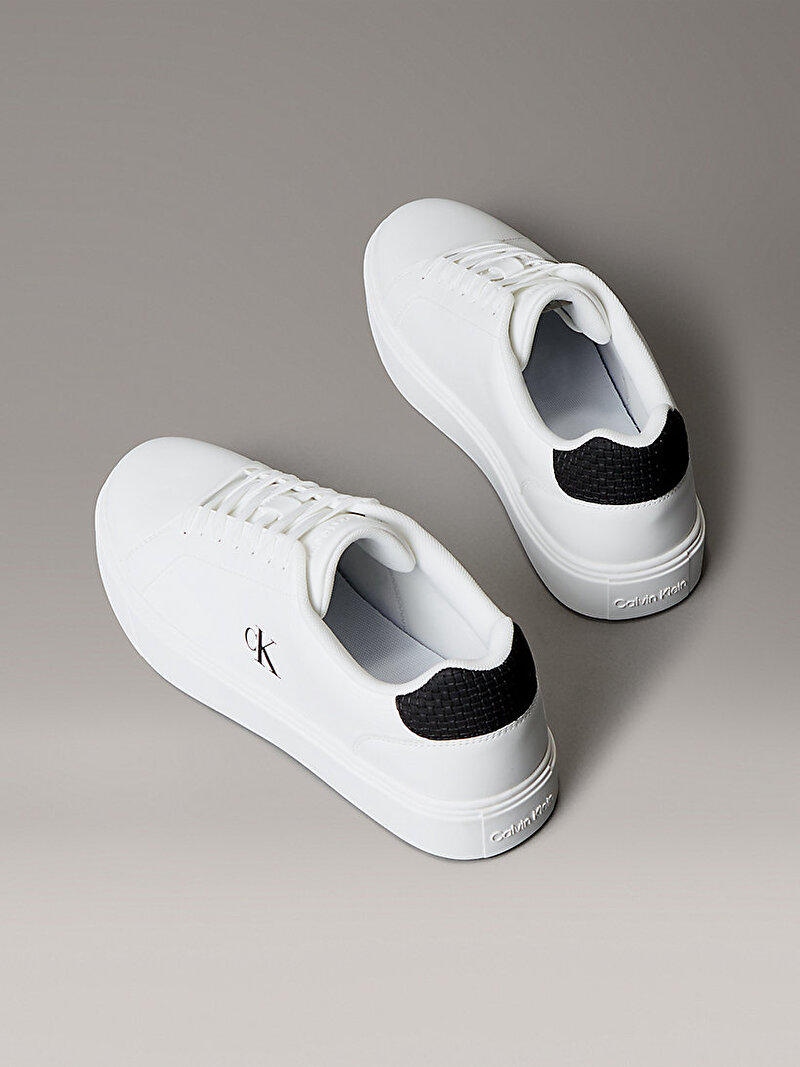 Calvin Klein Beyaz Renkli Erkek Classic Cup Laceup Sneaker