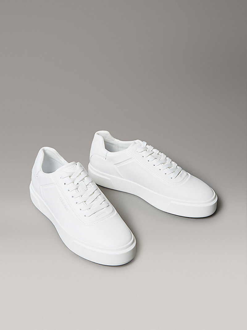 Calvin Klein Beyaz Renkli Erkek Basket Cupsole Sneaker