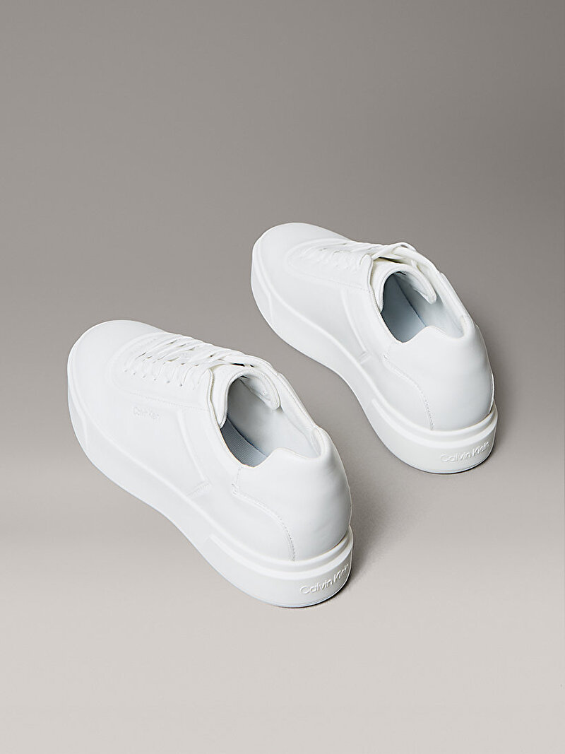 Calvin Klein Beyaz Renkli Erkek Basket Cupsole Sneaker