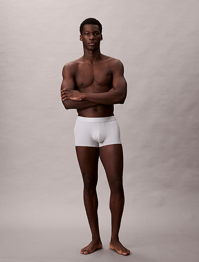 Calvin Klein Gri Renkli Erkek Trunk Boxer