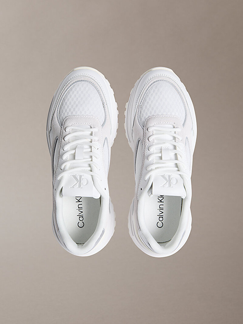 Calvin Klein Beyaz Renkli Kadın Hike Runner Mesh Sneaker