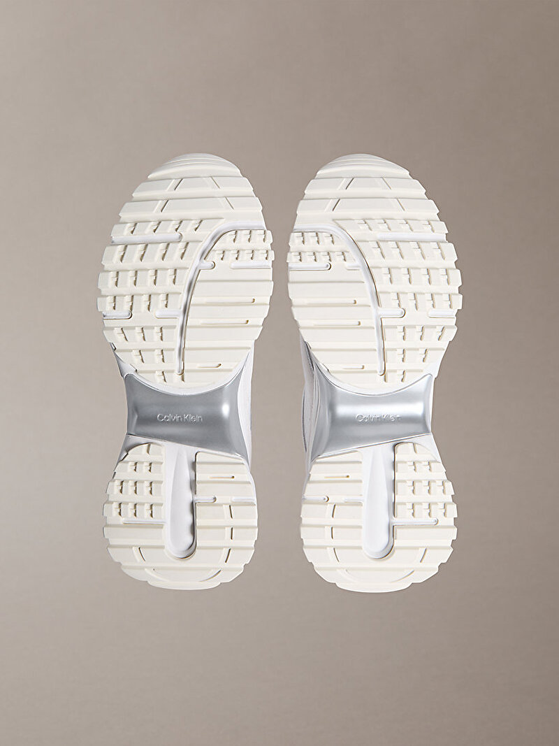 Calvin Klein Beyaz Renkli Kadın Hike Runner Mesh Sneaker