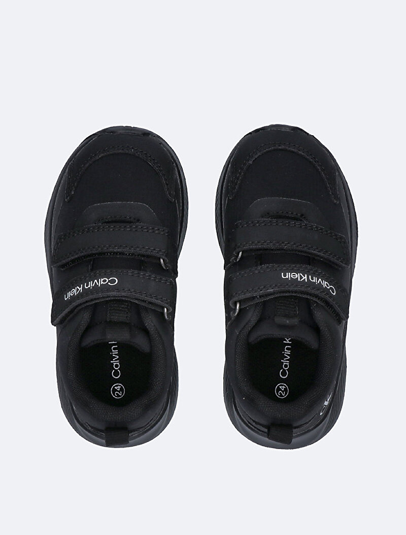 Calvin Klein Siyah Renkli Erkek Çocuk Low Cut Velcro Sneaker