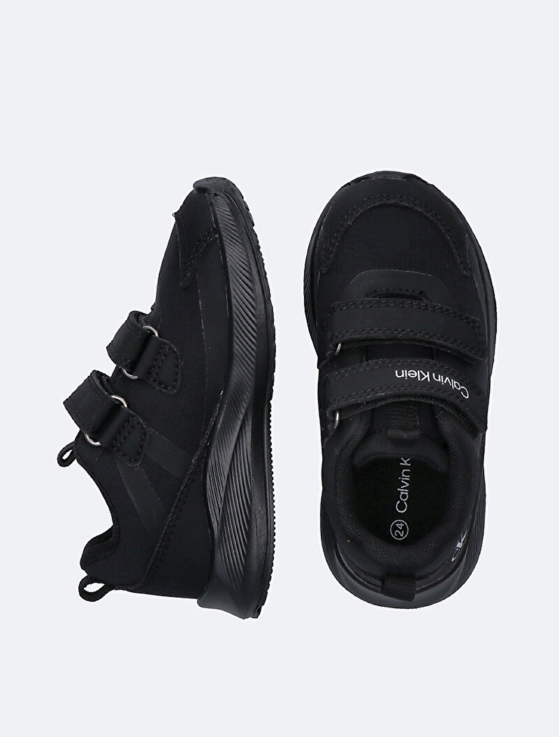 Calvin Klein Siyah Renkli Erkek Çocuk Low Cut Velcro Sneaker