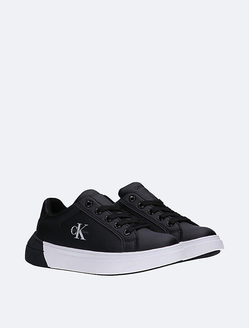 Calvin Klein Siyah Renkli Çocuk Unisex Low Cut Lace Up Sneaker
