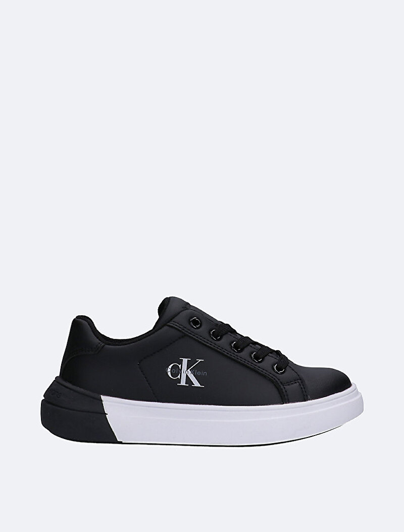 Calvin Klein Siyah Renkli Çocuk Unisex Low Cut Lace Up Sneaker