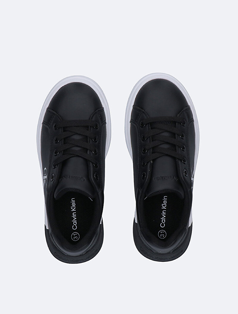 Calvin Klein Siyah Renkli Çocuk Unisex Low Cut Lace Up Sneaker