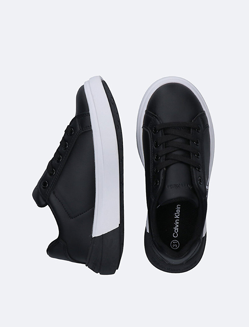 Calvin Klein Siyah Renkli Çocuk Unisex Low Cut Lace Up Sneaker