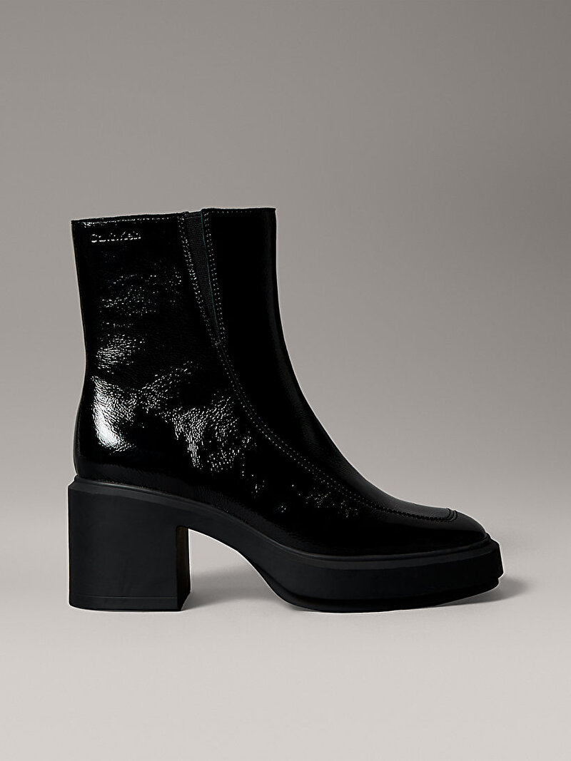 Calvin Klein Siyah Renkli Kadın Block Heel Bot