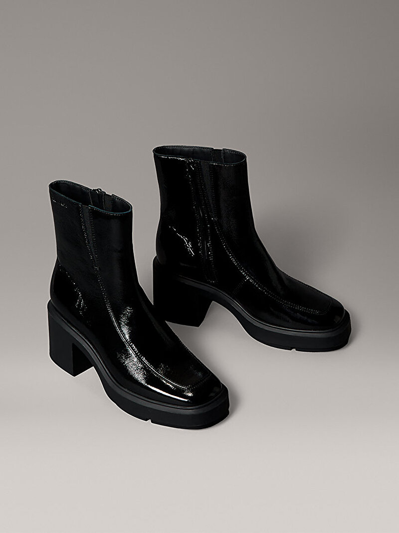 Calvin Klein Siyah Renkli Kadın Block Heel Bot