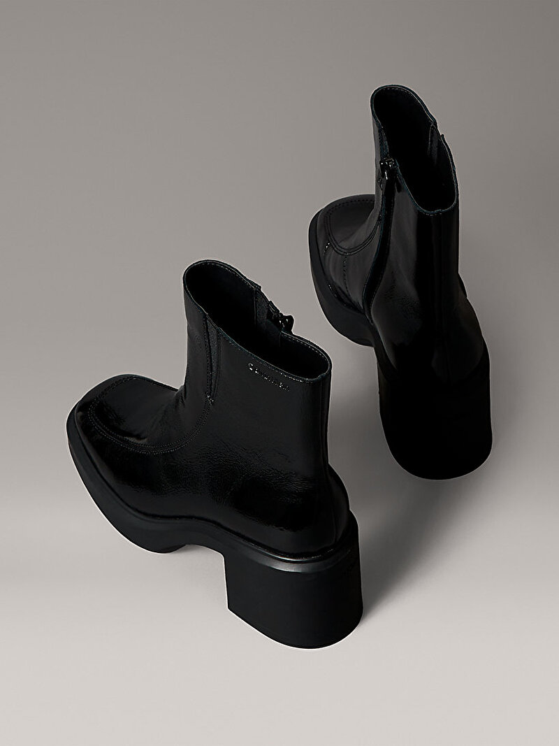 Calvin Klein Siyah Renkli Kadın Block Heel Bot