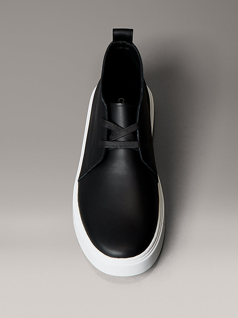 Calvin Klein Siyah Renkli Erkek Hybrid Clean Cup Mid Bot