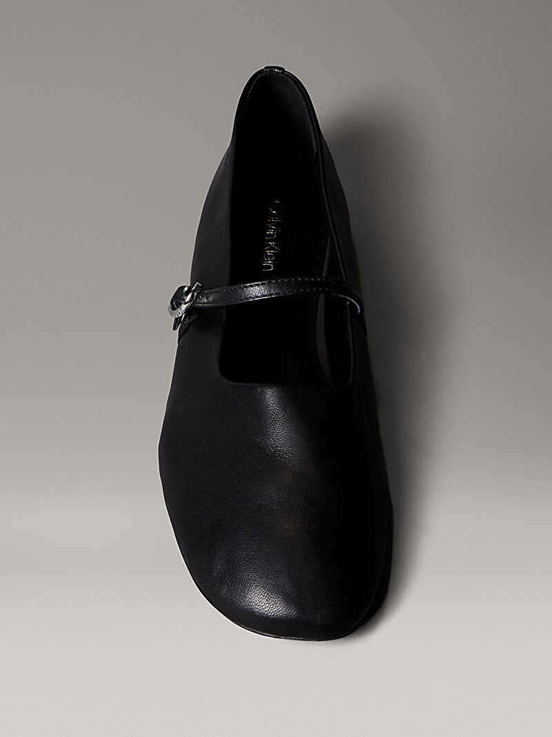 Calvin Klein Siyah Renkli Kadın Oblique Babet