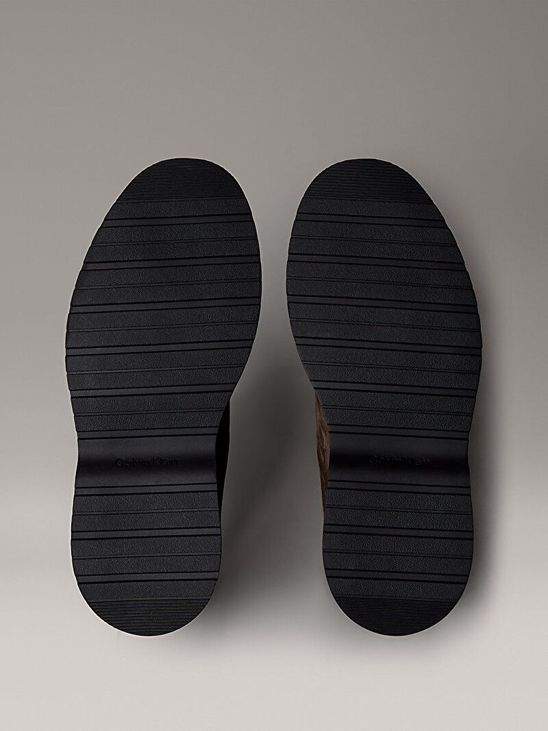 Calvin Klein Kahverengi Renkli Erkek Combat Apron Oxford Ayakkabı