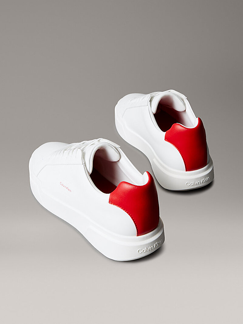 Calvin Klein Beyaz Renkli Erkek Chunky Cupsole Laceup Sneaker