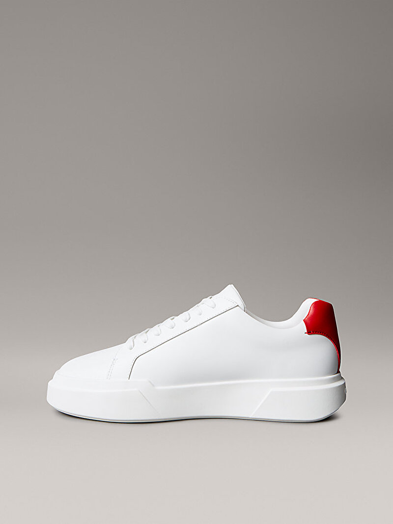 Calvin Klein Beyaz Renkli Erkek Chunky Cupsole Laceup Sneaker