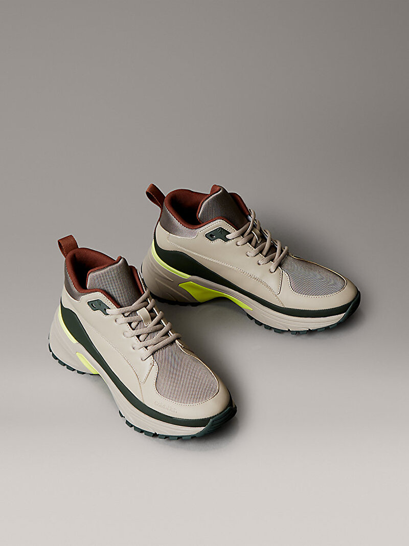Calvin Klein Çok renkli Renkli Erkek Hike Runner Mid Laceup Sneaker