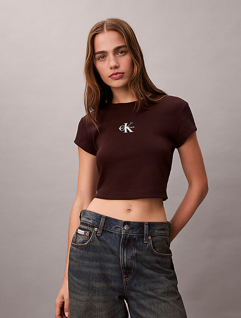 Kadın Monogram Baby T-shirt