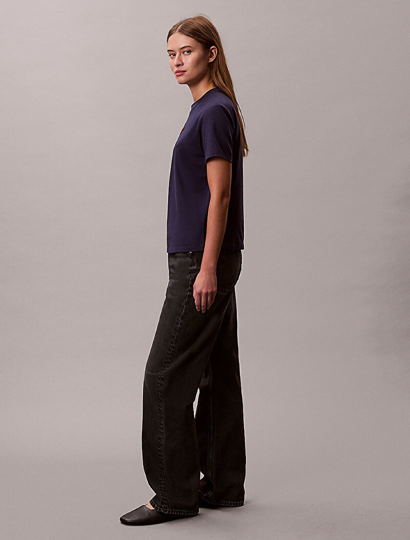 Calvin Klein Mor Renkli Kadın Classic Foil T-shirt