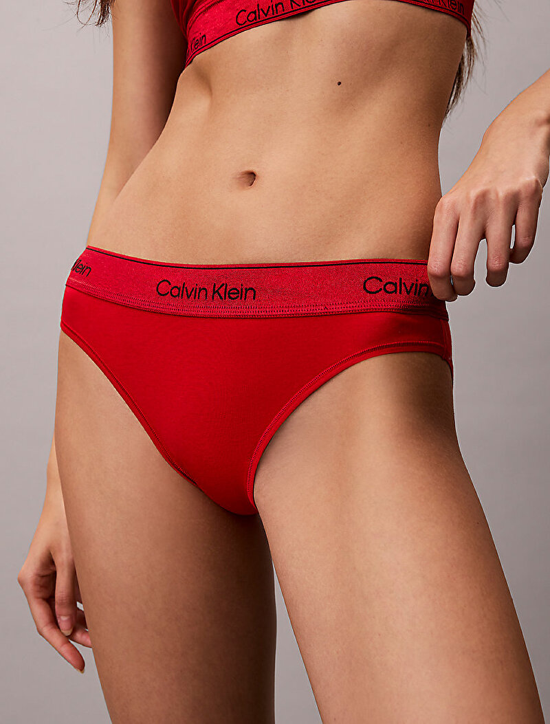 Calvin Klein Kırmızı Renkli Kadın Bikini Külot