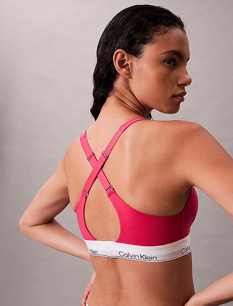 Calvin Klein Pembe Renkli Kadın Lift Bralet