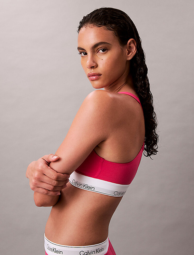 Calvin Klein Pembe Renkli Kadın Lift Bralet