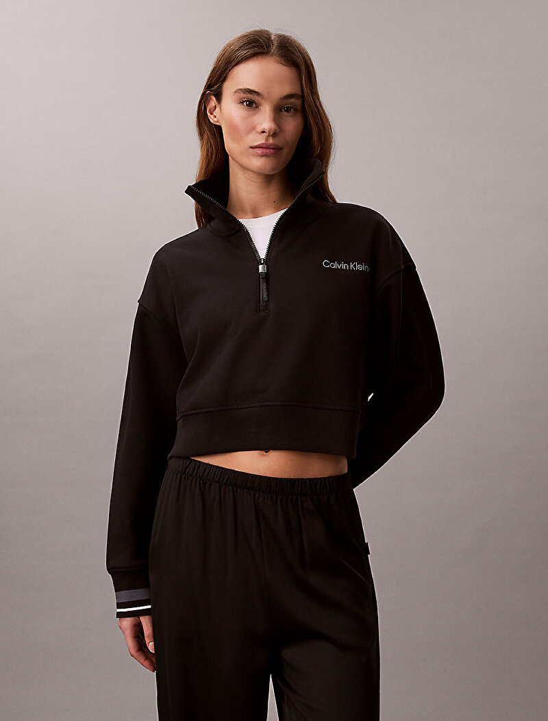 Kadın 1/4 Zip Sweatshirt
