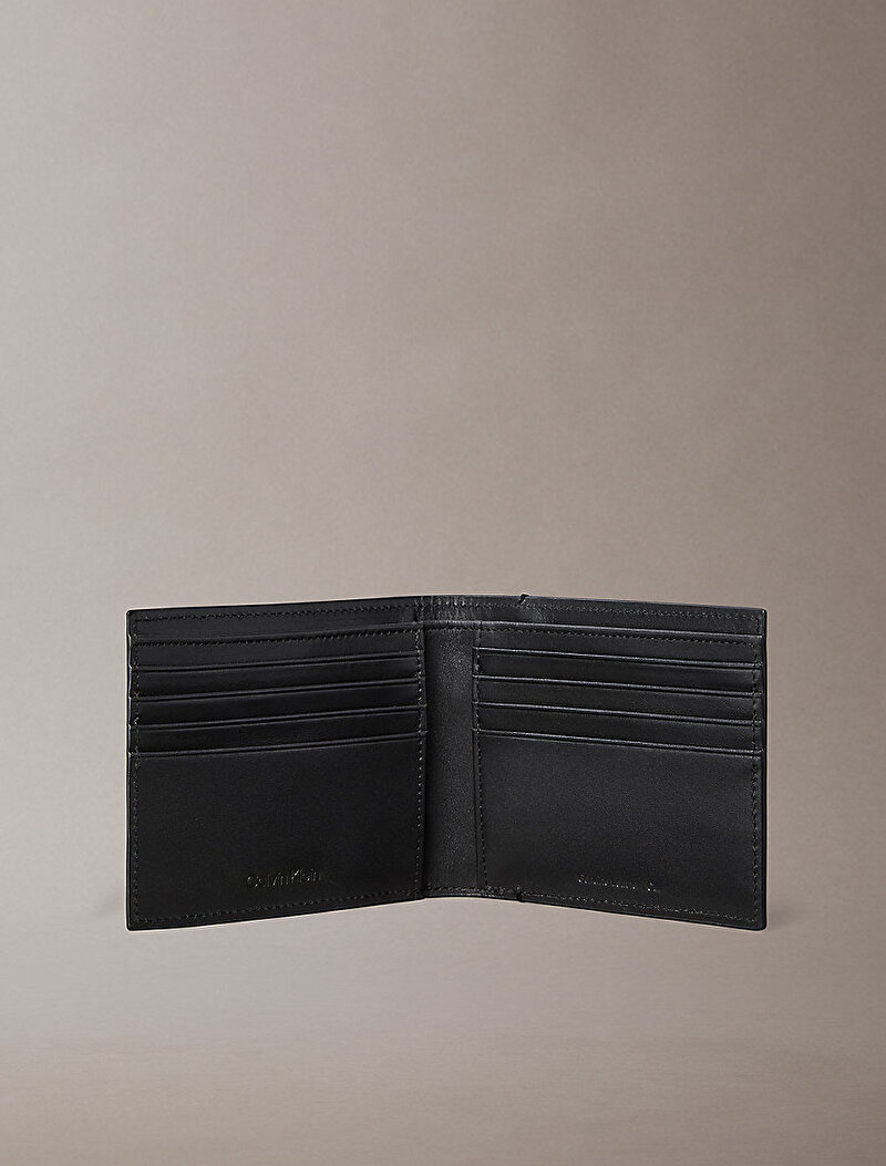 Calvin Klein Siyah Renkli Erkek Plaque Bifold Cüzdan