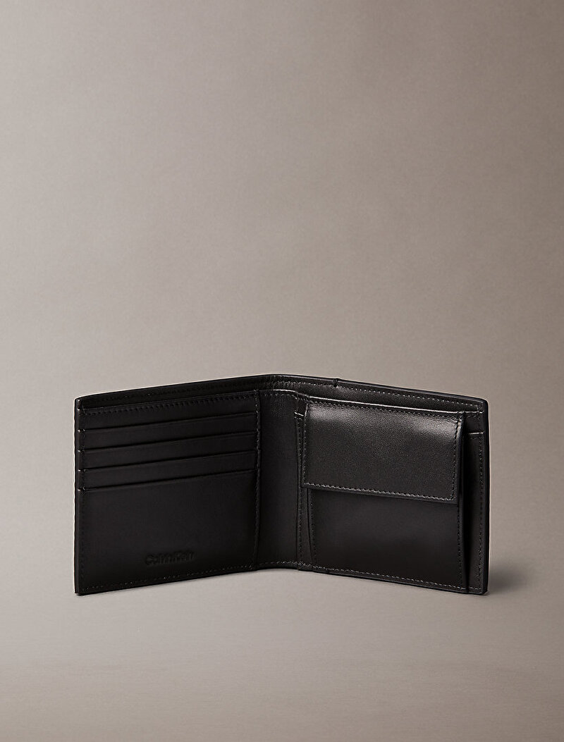 Calvin Klein Siyah Renkli Erkek Embossed Woven Cüzdan