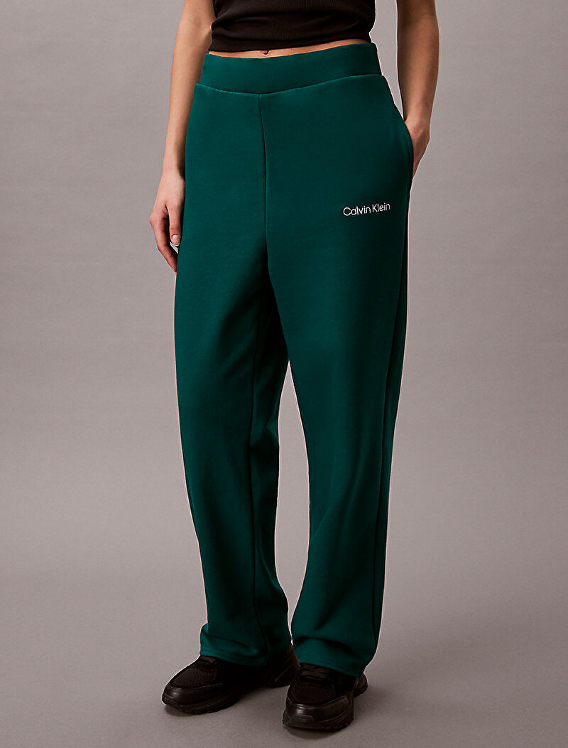 Calvin Klein Yeşil Renkli Kadın Straight Leg Eşofman Altı