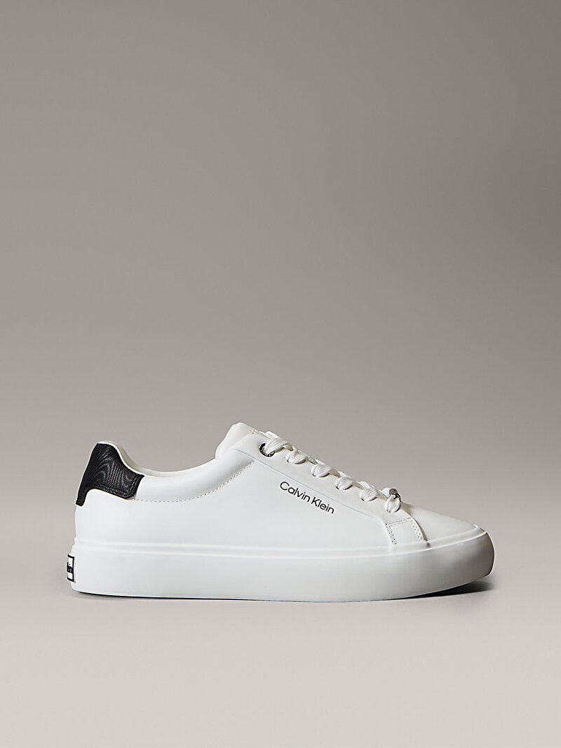 Calvin Klein Beyaz Renkli Kadın Vulcanic Lace Up Sneaker