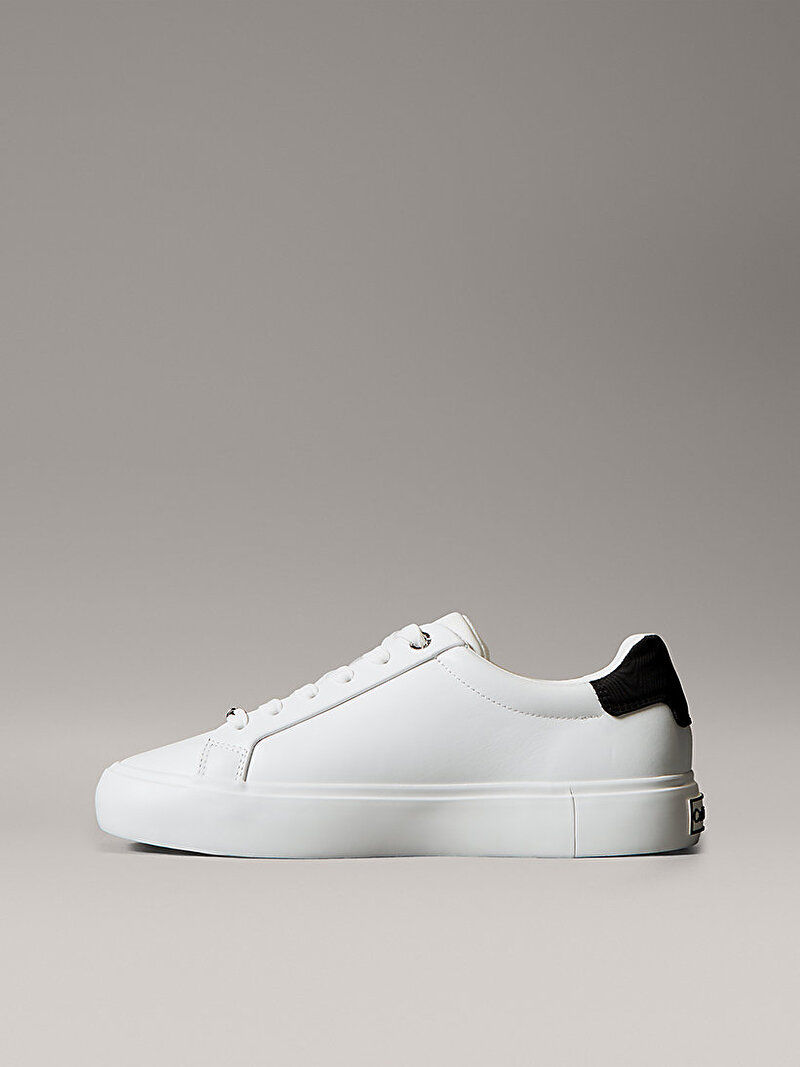 Calvin Klein Beyaz Renkli Kadın Vulcanic Lace Up Sneaker
