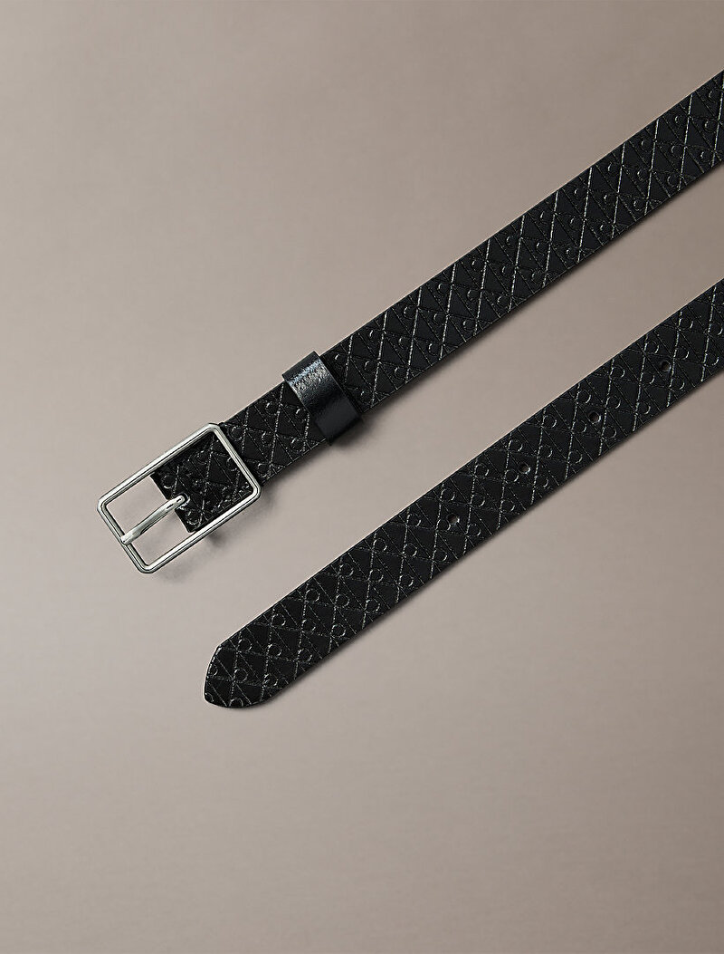 Calvin Klein Siyah Renkli Kadın Square Buckle Kemer