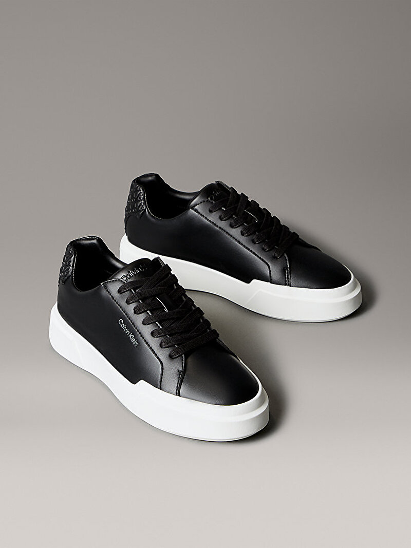 Calvin Klein Siyah Renkli Kadın Chunky Cupsole Laceup Sneaker