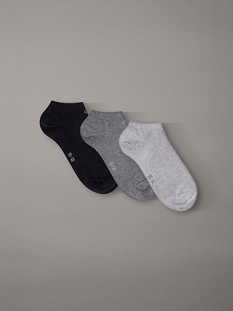 Kadın CK 3'lü Paket Sneaker Çorap