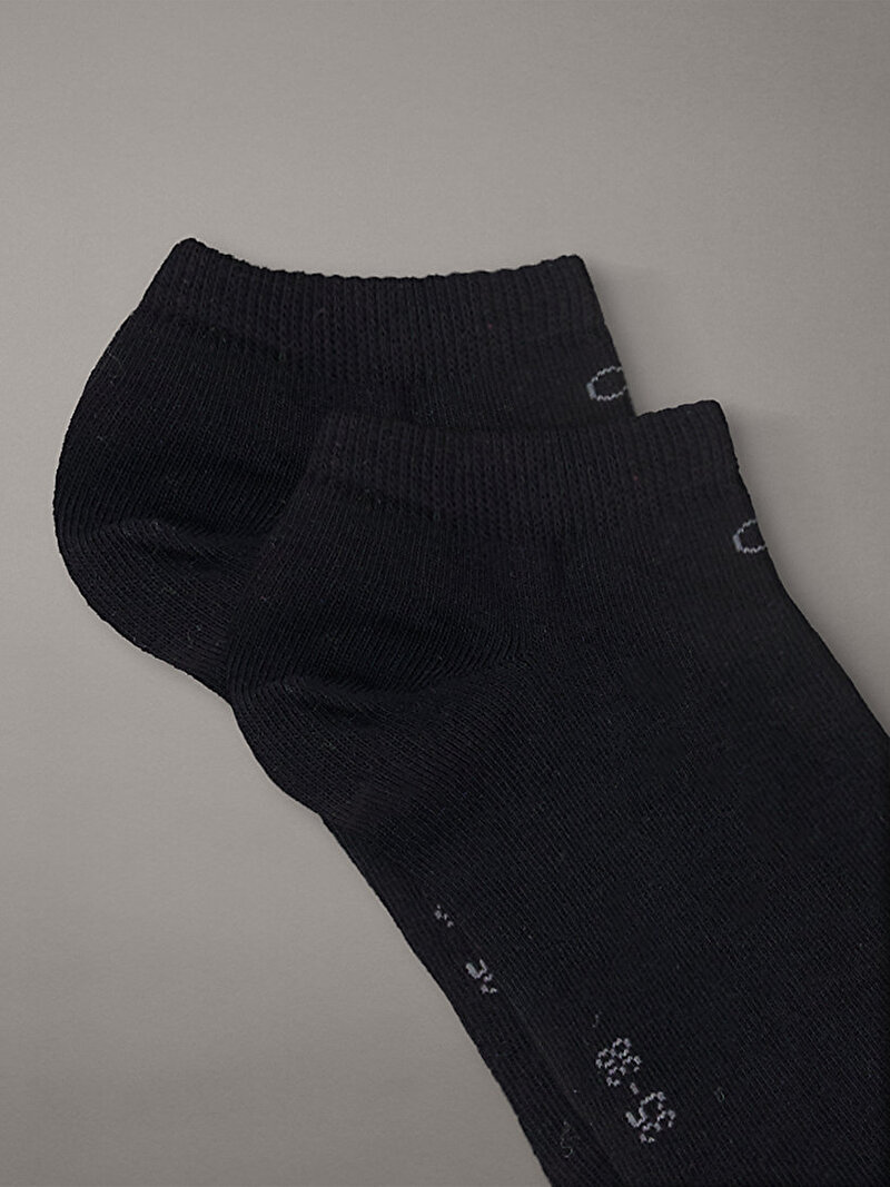 Calvin Klein Siyah Renkli Kadın CK 3'lü Paket Sneaker Çorap