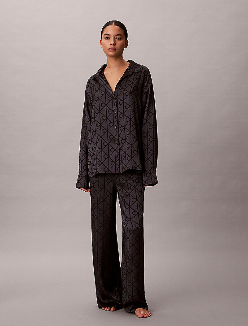 Calvin Klein Siyah Renkli Kadın Pijama Altı