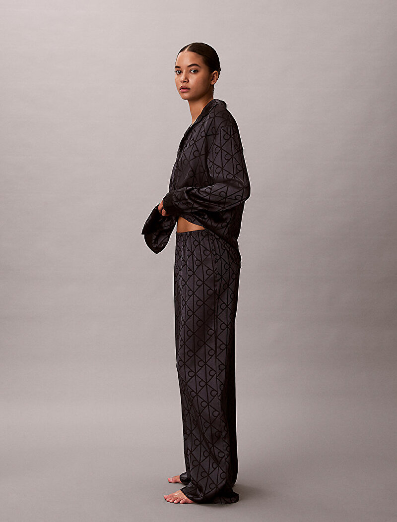 Calvin Klein Siyah Renkli Kadın Pijama Altı