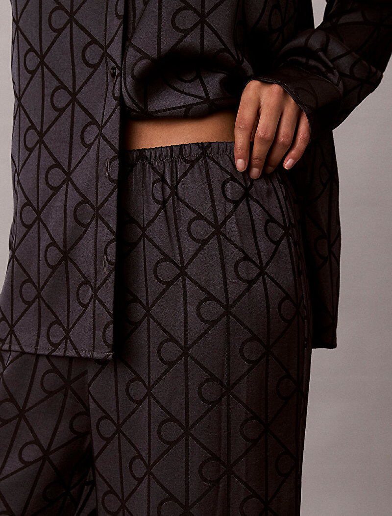 Calvin Klein Siyah Renkli Kadın Pijama Altı