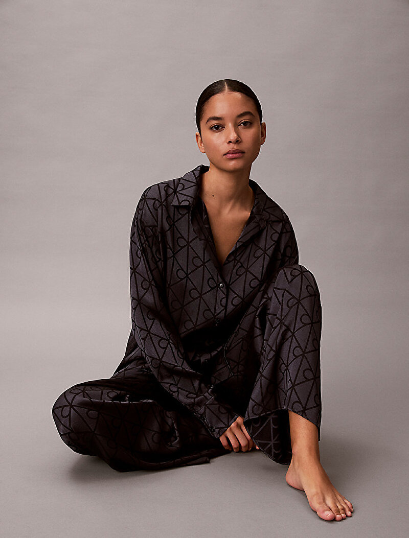Calvin Klein Siyah Renkli Kadın Pijama Altı