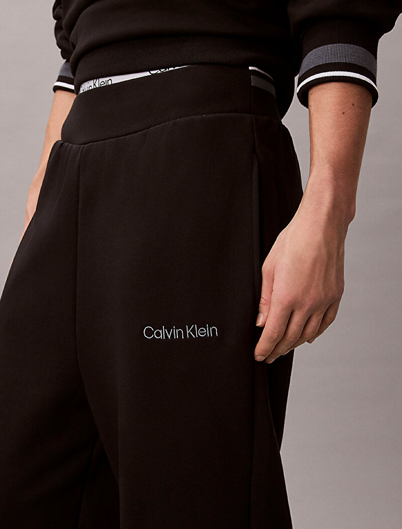 Calvin Klein Siyah Renkli Kadın Straight Leg Eşofman Altı