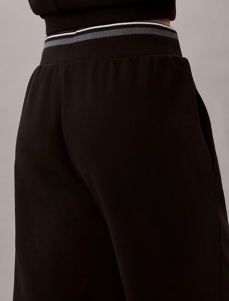 Calvin Klein Siyah Renkli Kadın Straight Leg Eşofman Altı