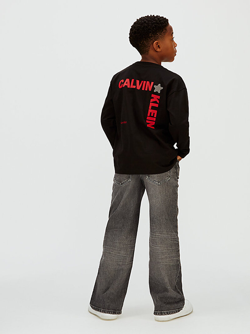 Calvin Klein Siyah Renkli Erkek Çocuk Light Calvin Klein T-shirt